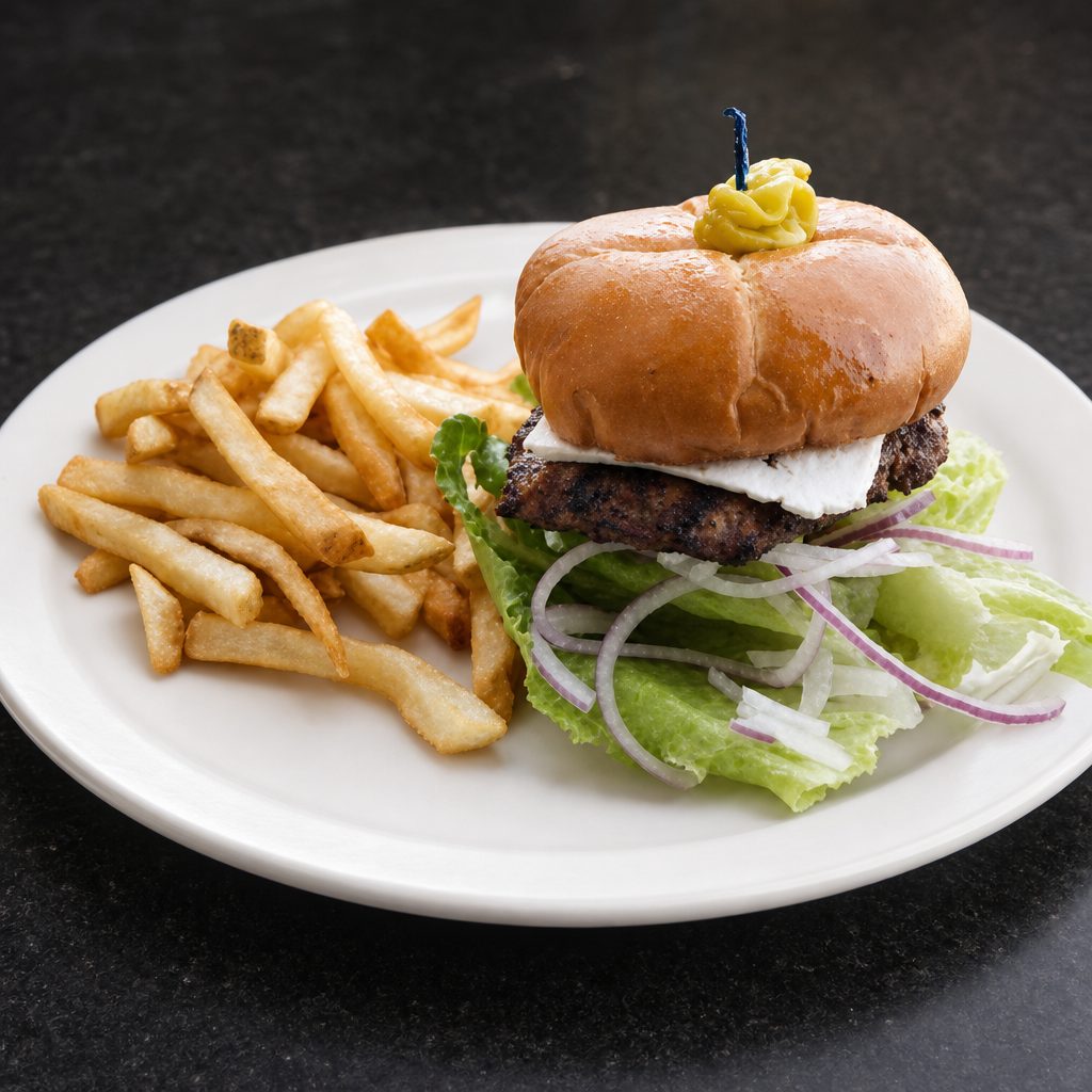 Mediterranean Burger.