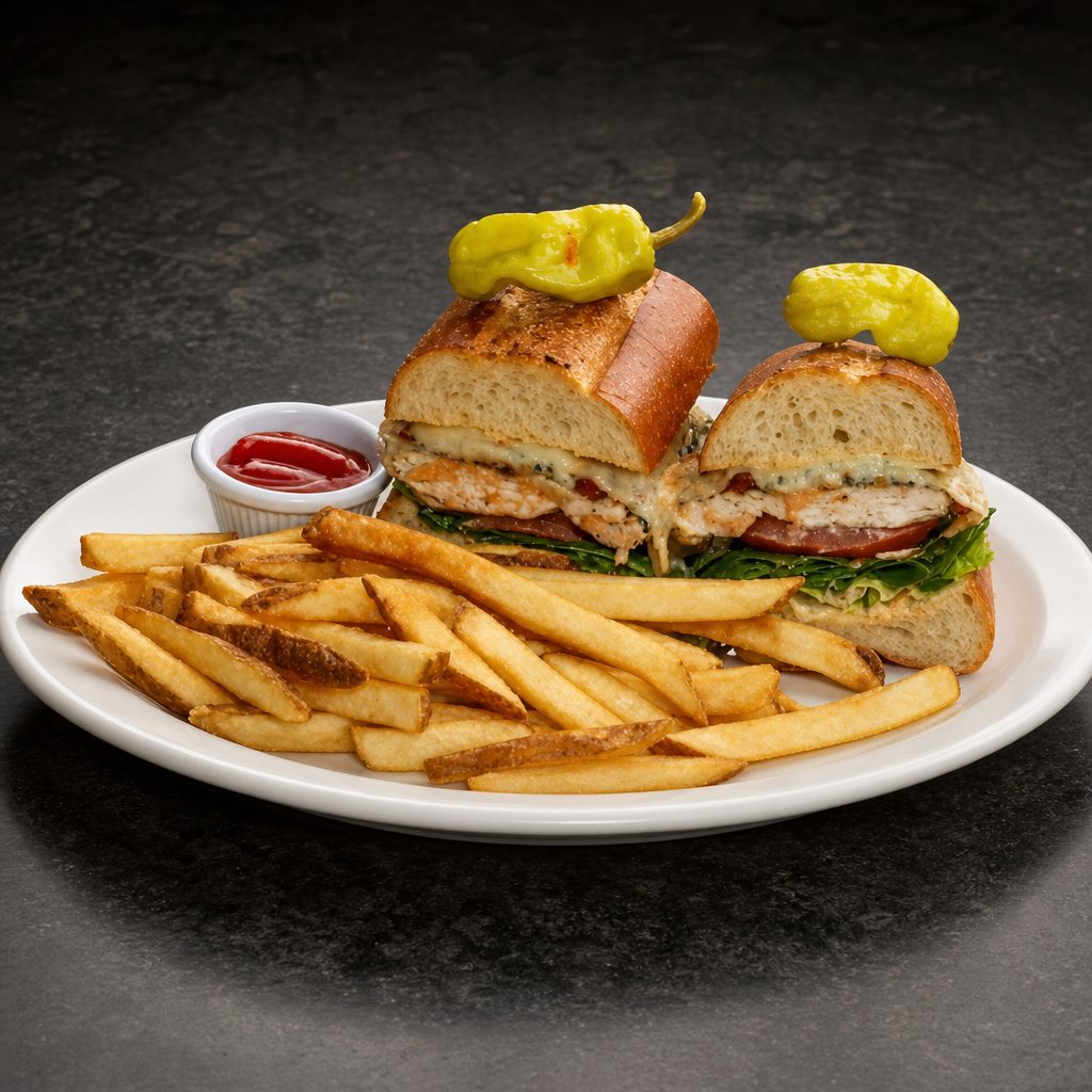 Mozzarella Chicken Sandwich.