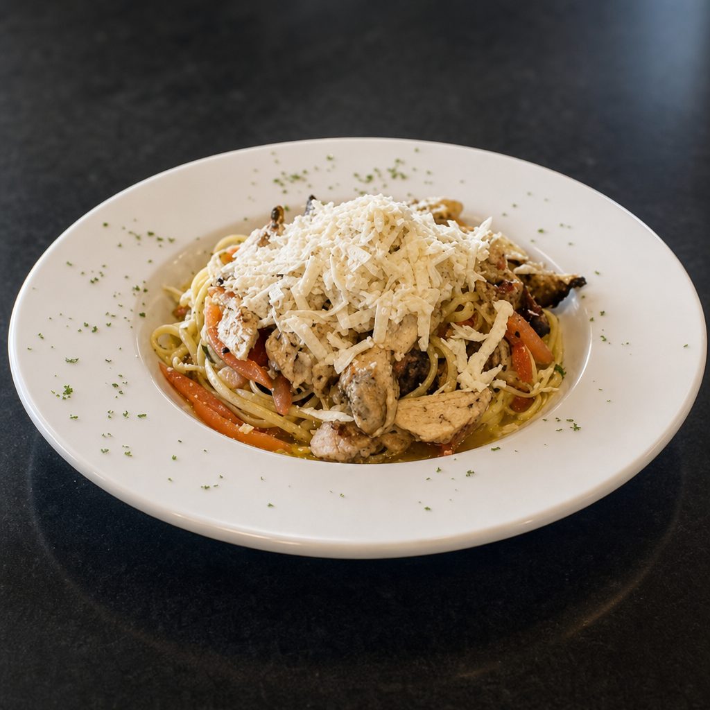 Herbed Chicken Linguini.