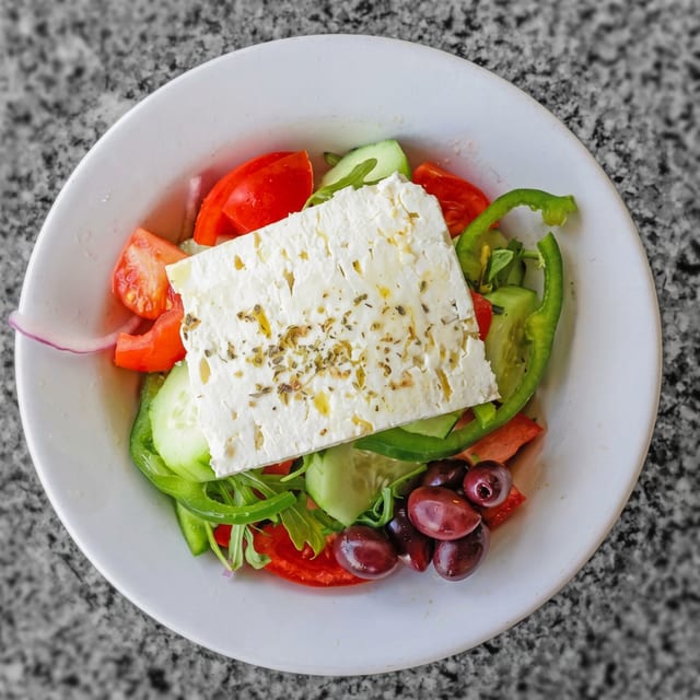 Horiatiki Greek Village Salad.