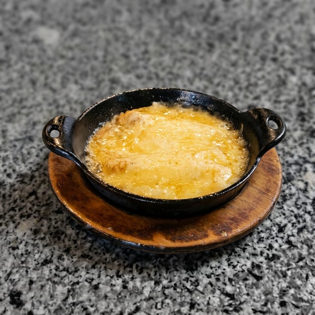 Flamed Saganaki.