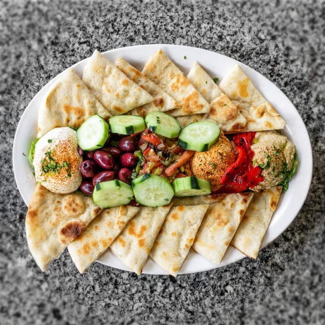 Flavors of Greece Dips & Pita.