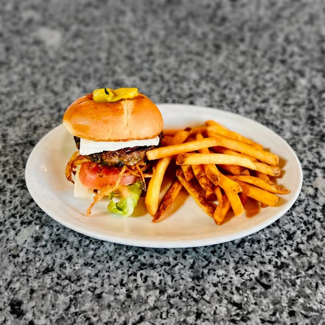 Classic Lamb Burger.