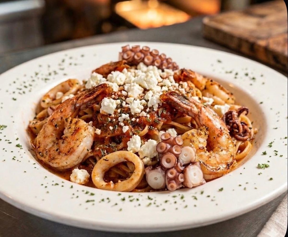 Mediterranean Seafood Pasta